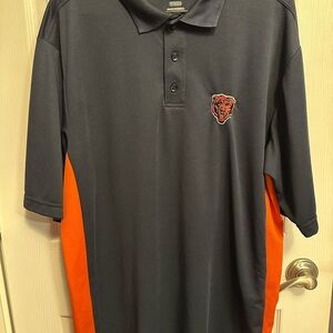 Chicago Bear’s Men's Navy and Orange Polo Shirt